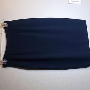 St John Knit skirt, dark blue, size 6